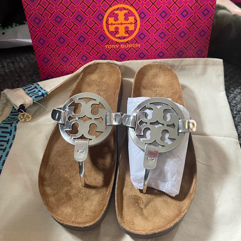 New in the box Tory Burch sandals